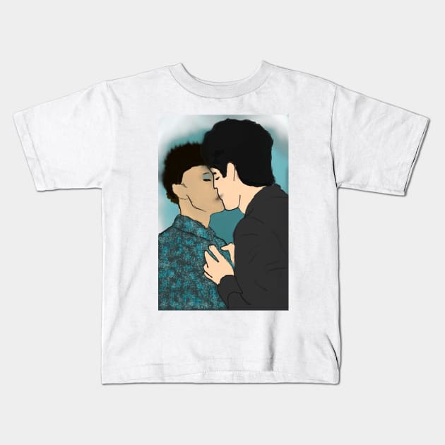 Magnus Bane and Alec Lightwood | Shadowhunters Malec Kids T-Shirt by Singletary Creation